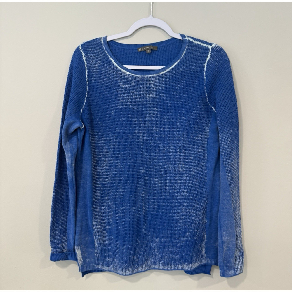 Elliott Lauren Women's 100% Cotton Waffle Knit Shirt Size Small 2335